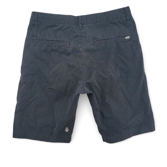 Volcom Men's 34 Chino Shorts Cotton Blend Black Skate Streetwear Casual - Picture 2 of 6